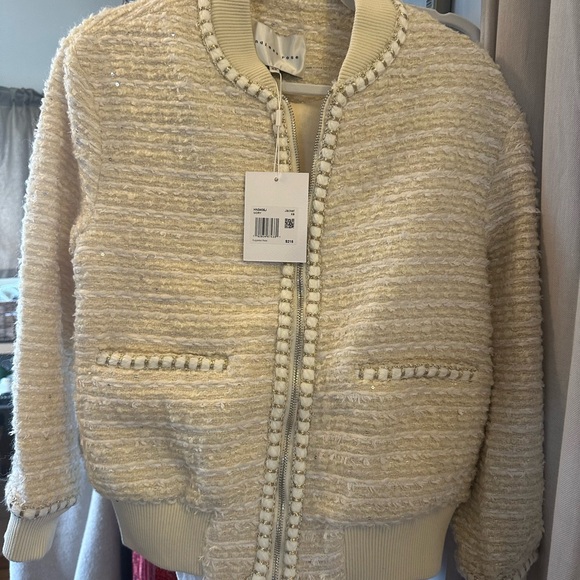 Endless Rose Tweed Bomber Jacket - Picture 2 of 3